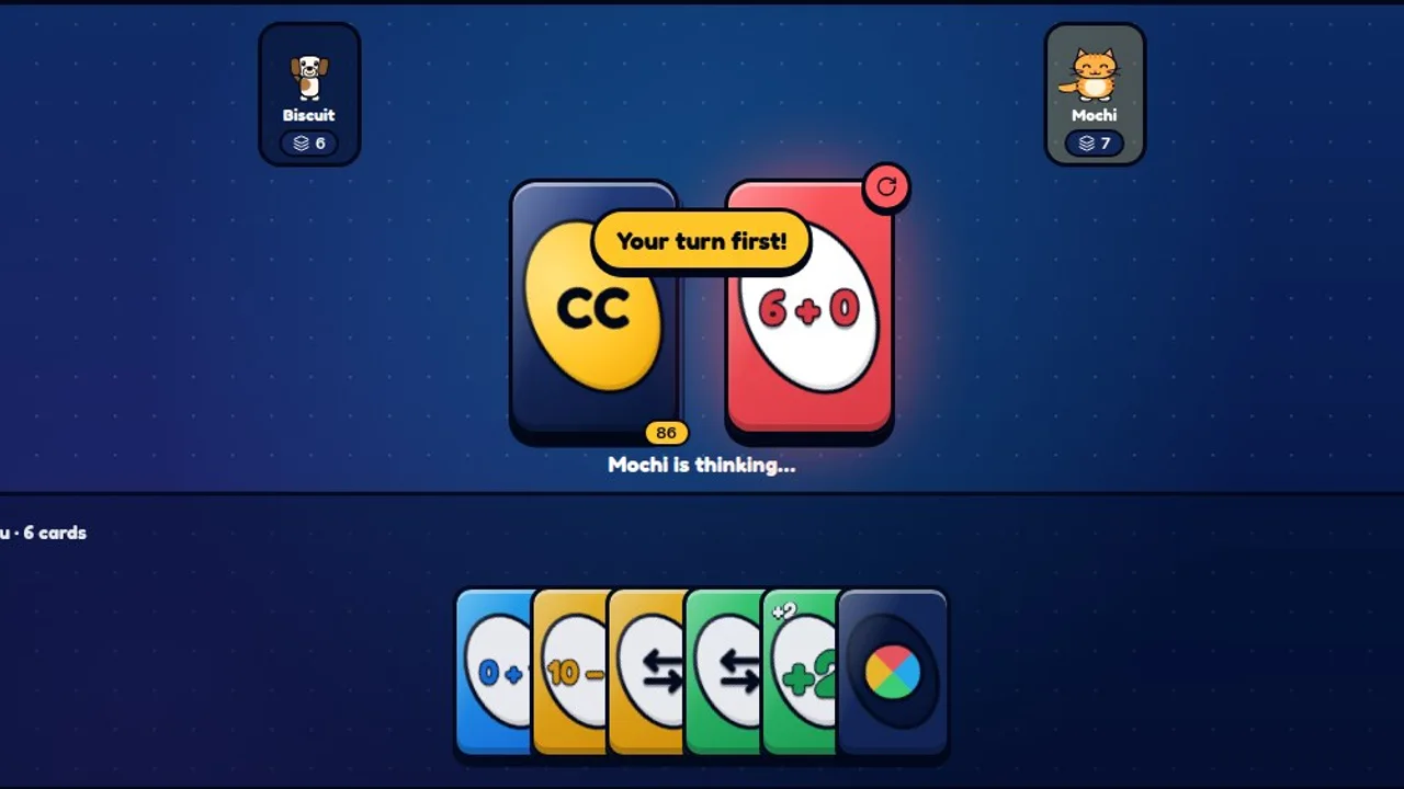 Math Clash at the start