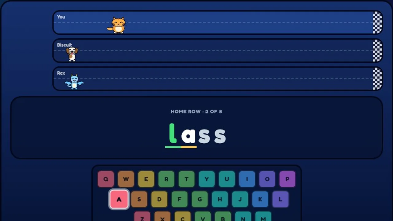 Typing Pals during play