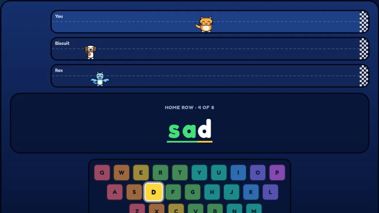 Typing Pals at the result